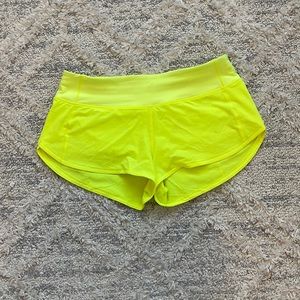 NWOT lululemon speed up shorts